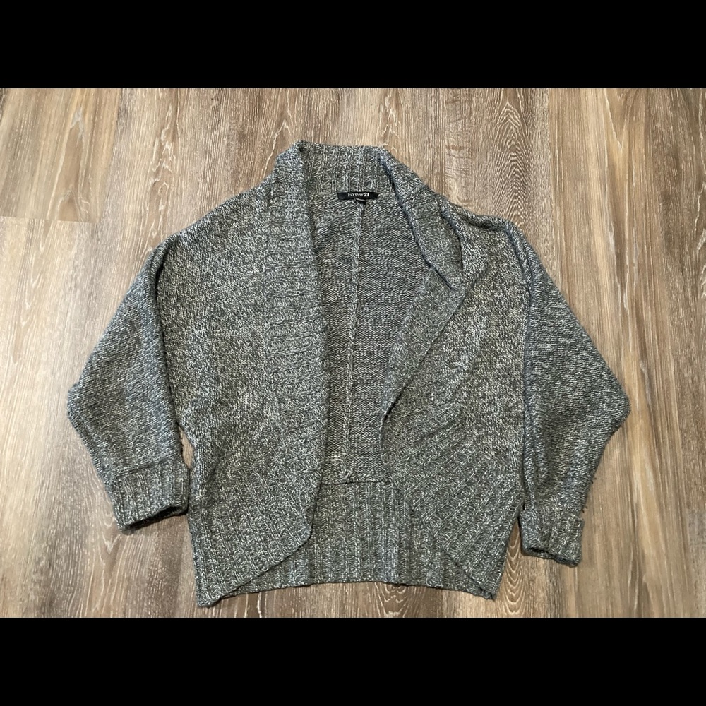 Forever 21 grey cardigan